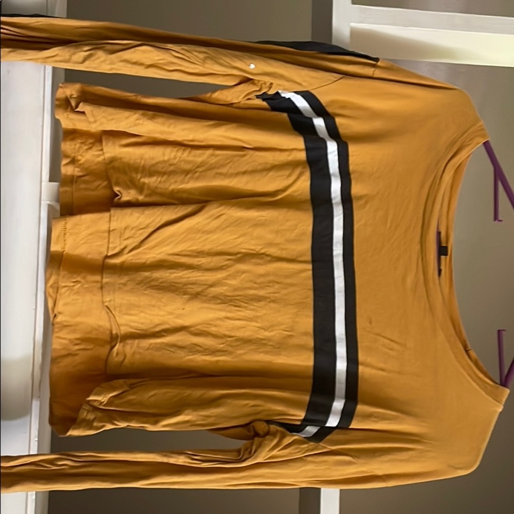 Yellow long sleeve shirt